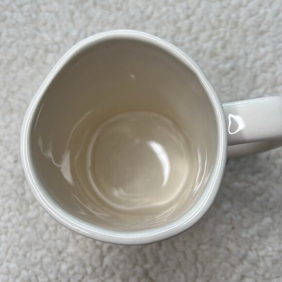 Rae Dunn Artisan Collection Mug "Mine" Red Writing - Picture 2 of 5